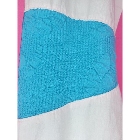 80s Casual Isle Medium pullover button up collar shirt - Picture 5 of 7